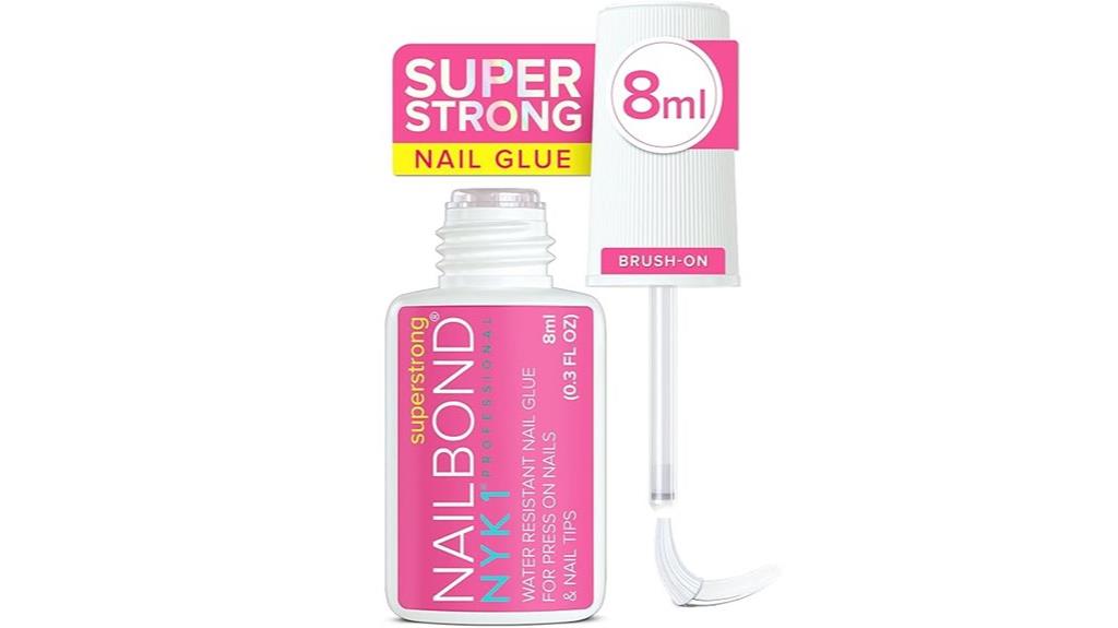 powerful press on nail adhesive