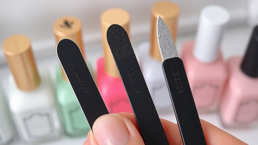 precise nail grit selection