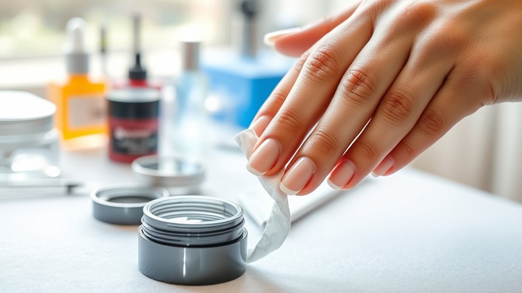 prepare nails thoroughly first