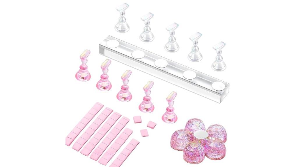 press on nail display stand