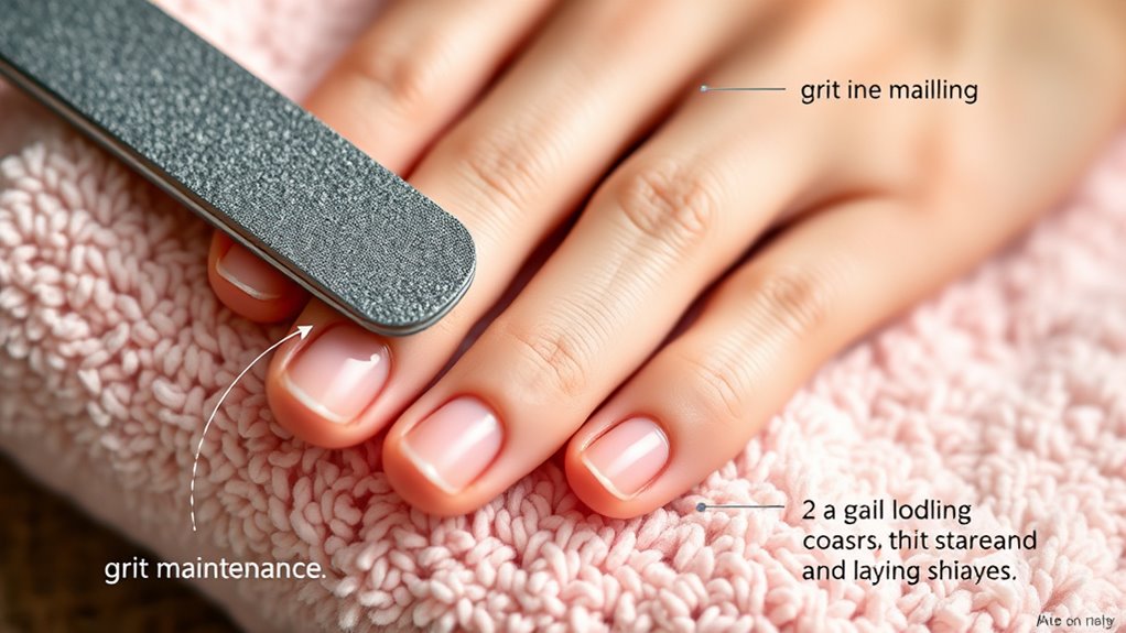 proper nail filing maintenance