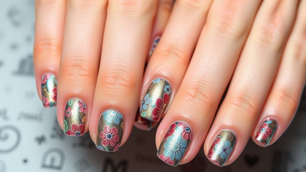 proper nail sticker usage