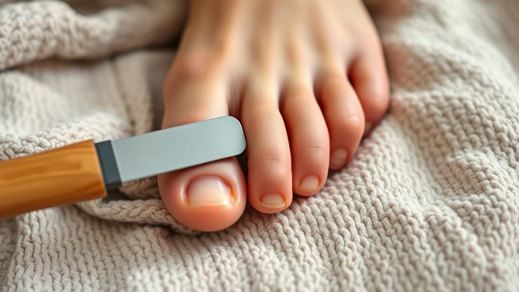 proper thick toenail care