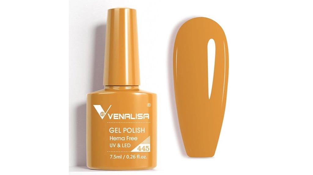 pumpkin orange gel polish