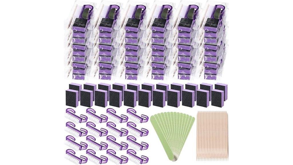 purple disposable manicure sets