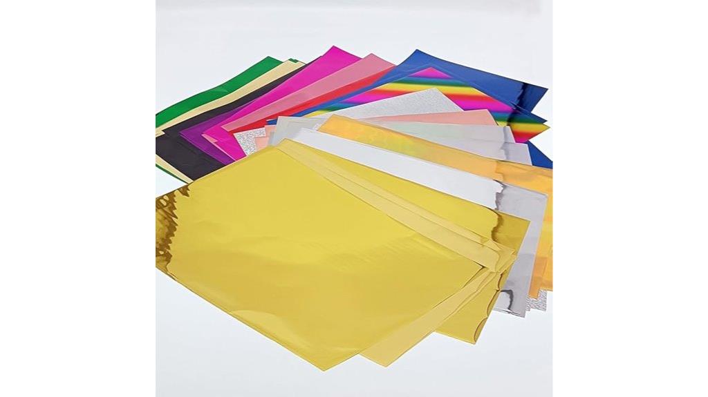 reactive foil transfer sheets
