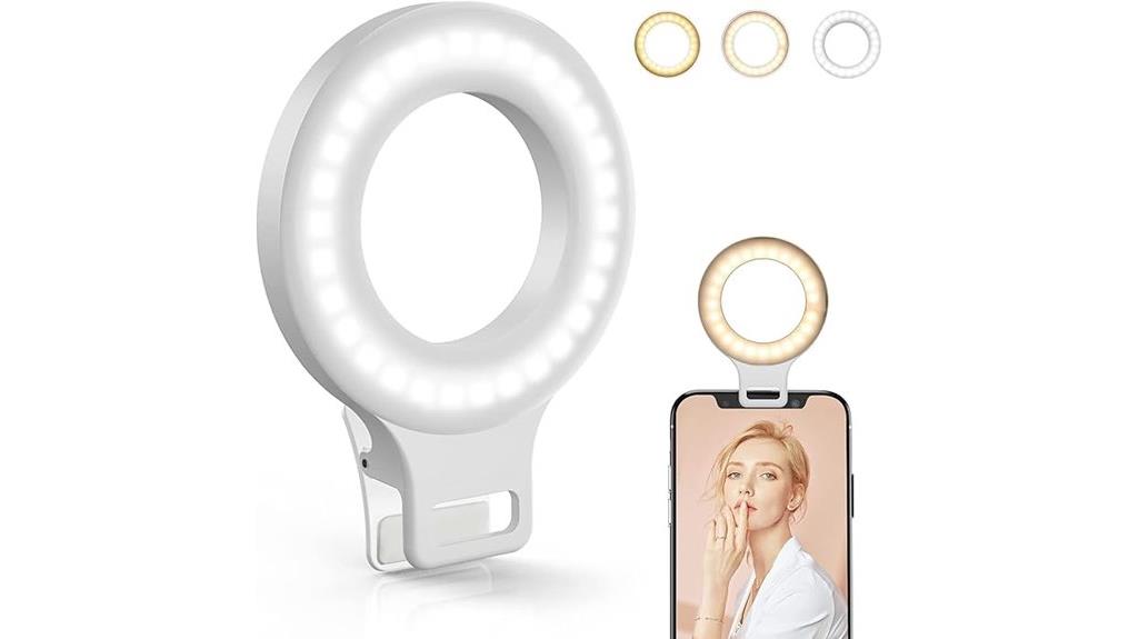 rechargeable 60 led ring light