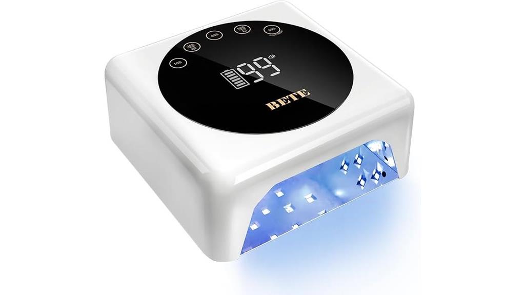 rechargeable cordless uv nail lamp