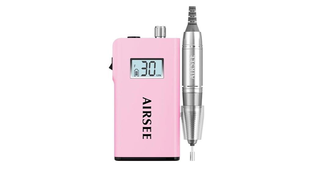 rechargeable electric nail drill