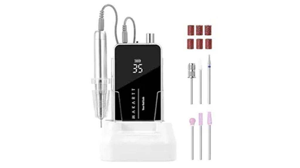 rechargeable nail drill set
