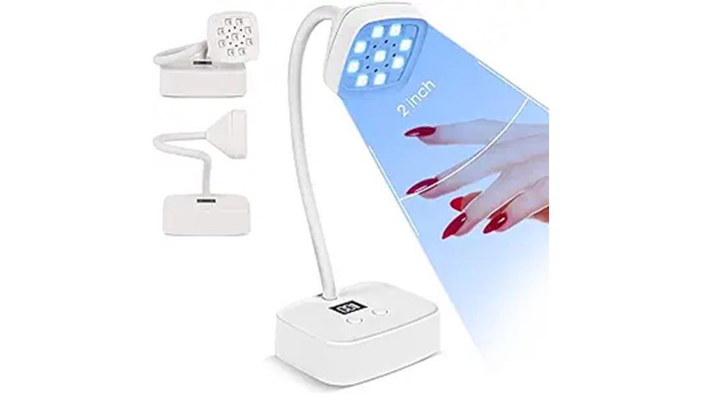 rechargeable uv nail lamp