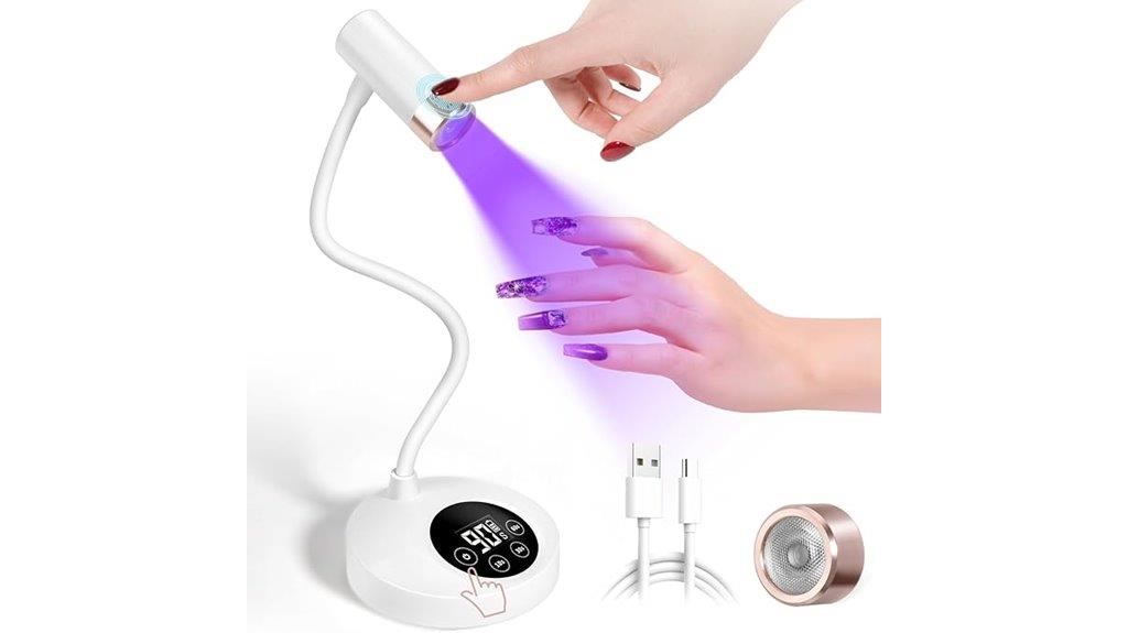 rechargeable uv nail lamp