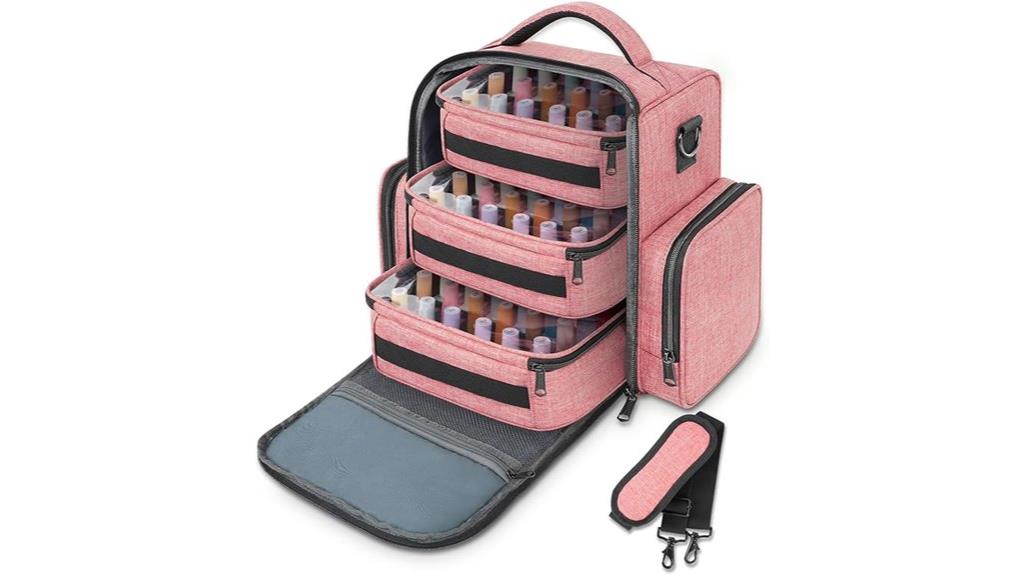 removable pouch nail organizer