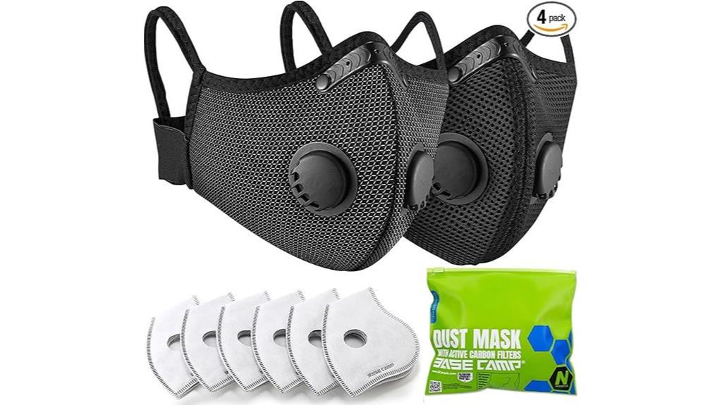 reusable dust mask filters