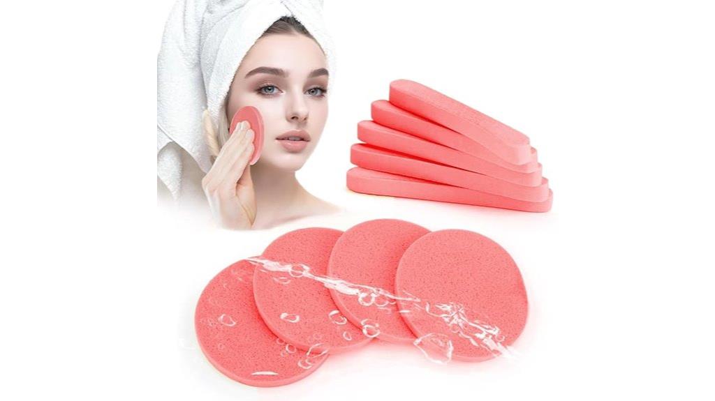 reusable facial sponge set