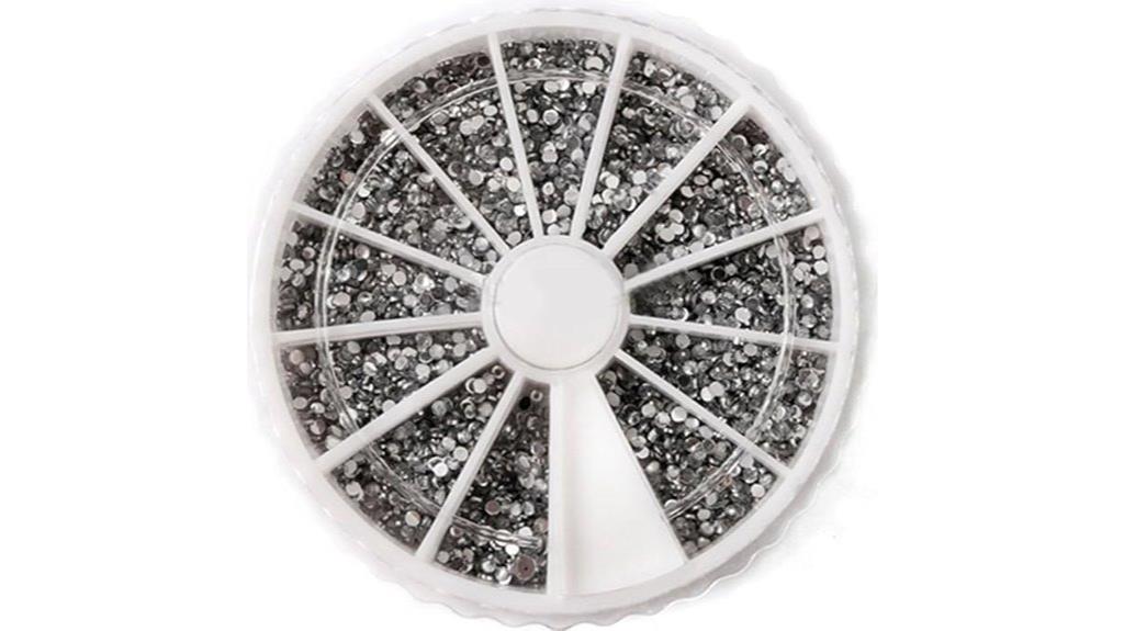 rhinestone nail art wheel