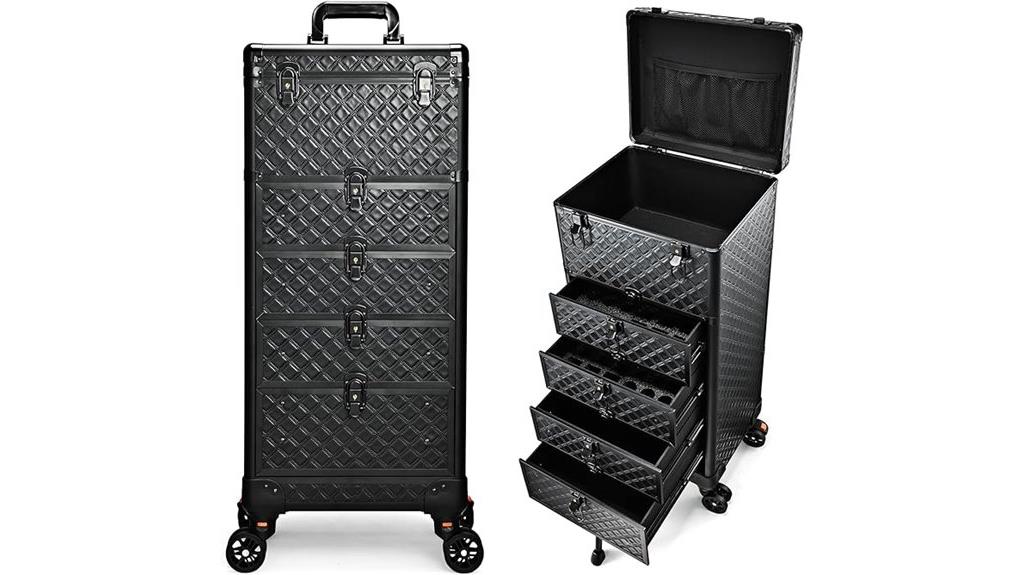 rolling nail salon cart