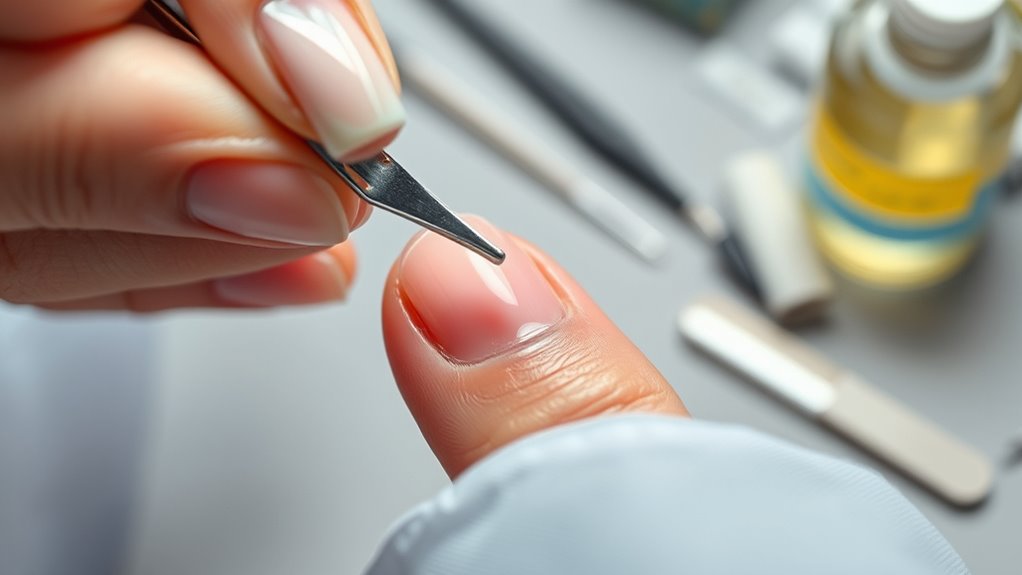 safe acrylic nail removal