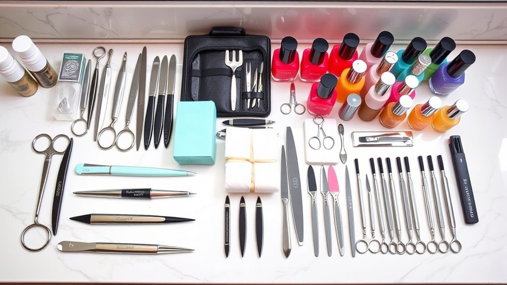 salon quality home manicure