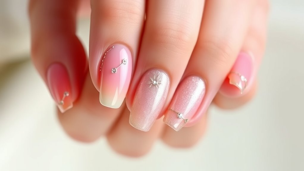 salon quality short gel nails