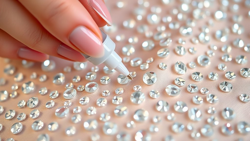 seal rhinestones securely effectively