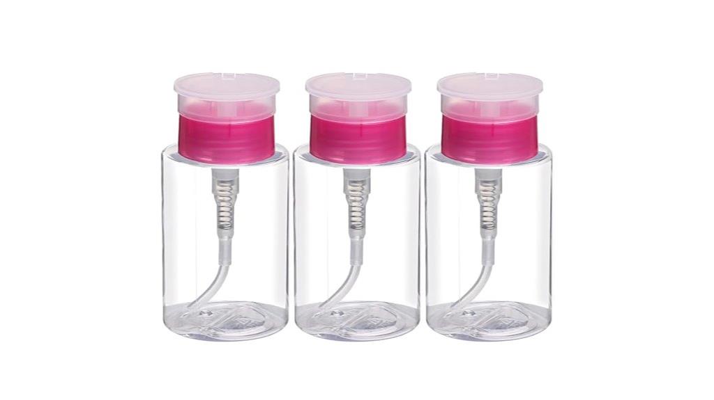 set of three dispensers