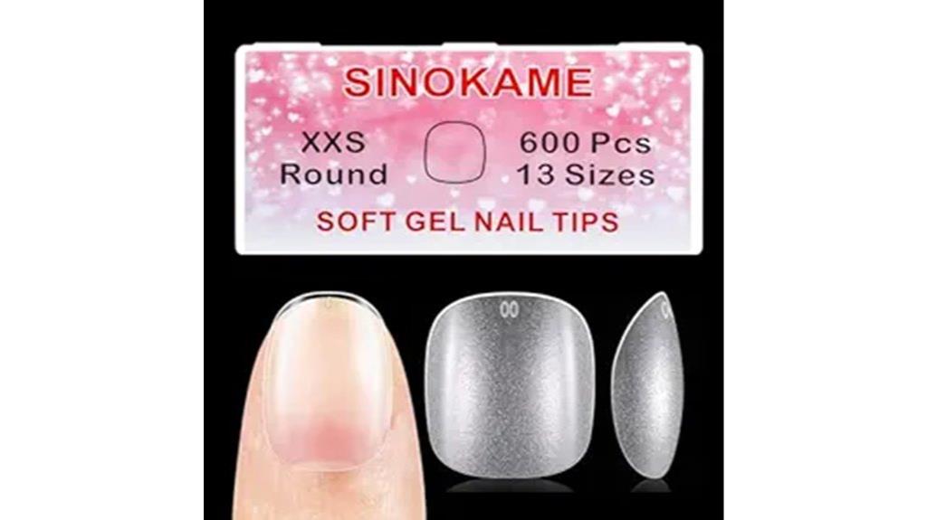 short round gel tips