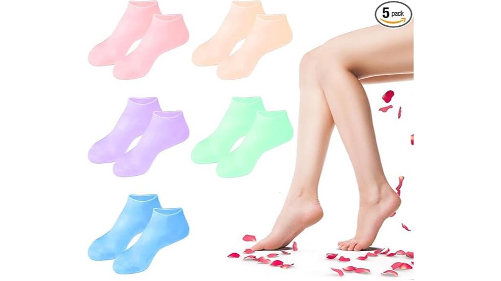 silicone foot care socks