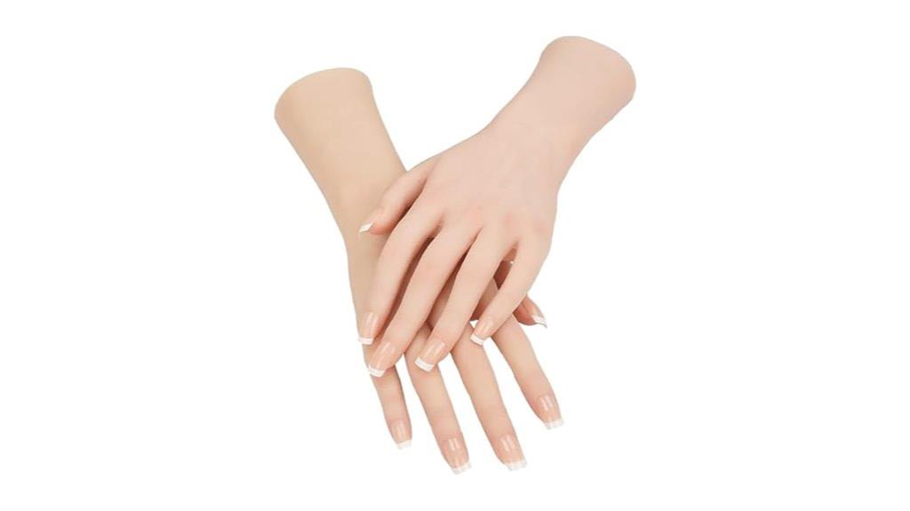 silicone hand for display