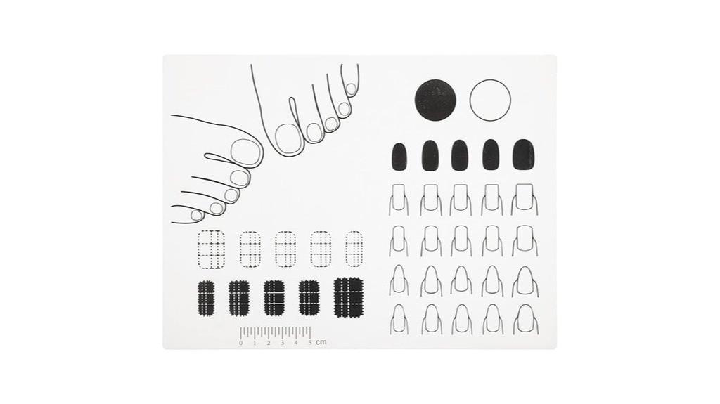 silicone nail art mat