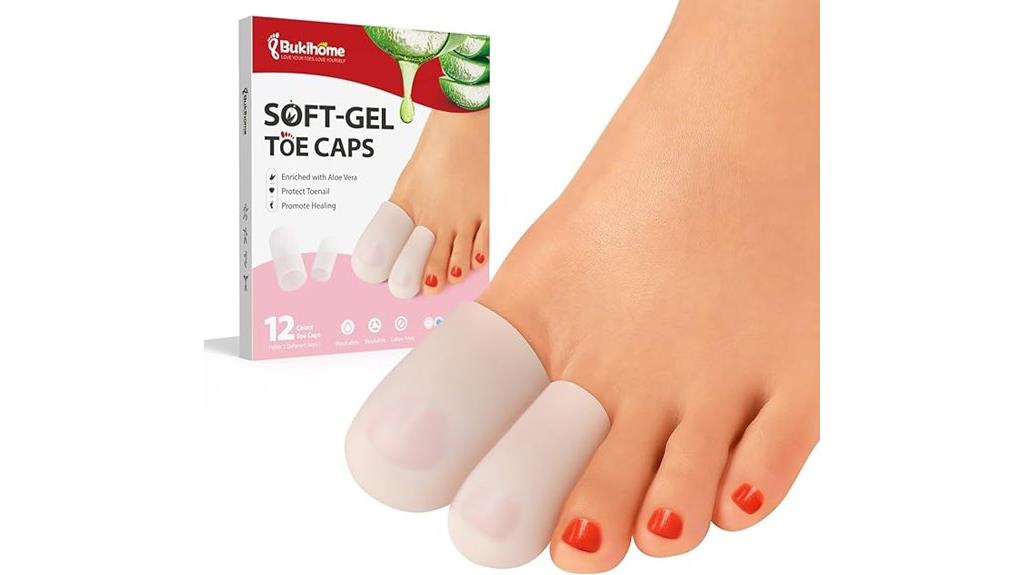 silicone toe protectors pack