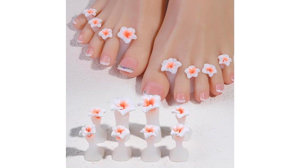 silicone toe separator flower