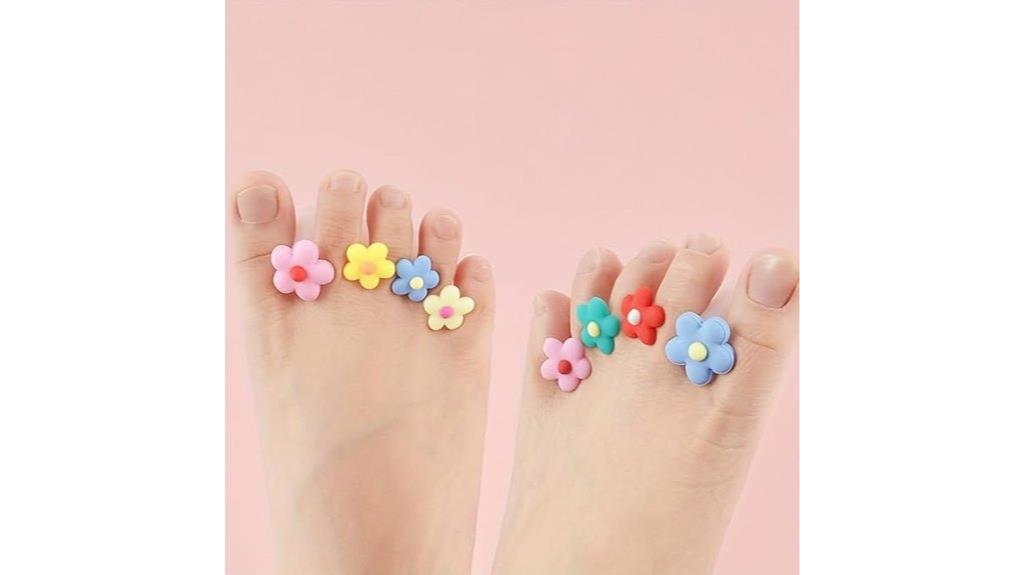 silicone toe spacer set