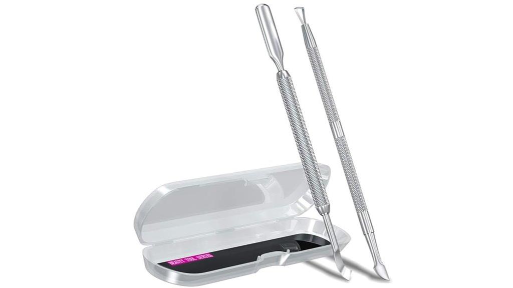 silver metal nail tools