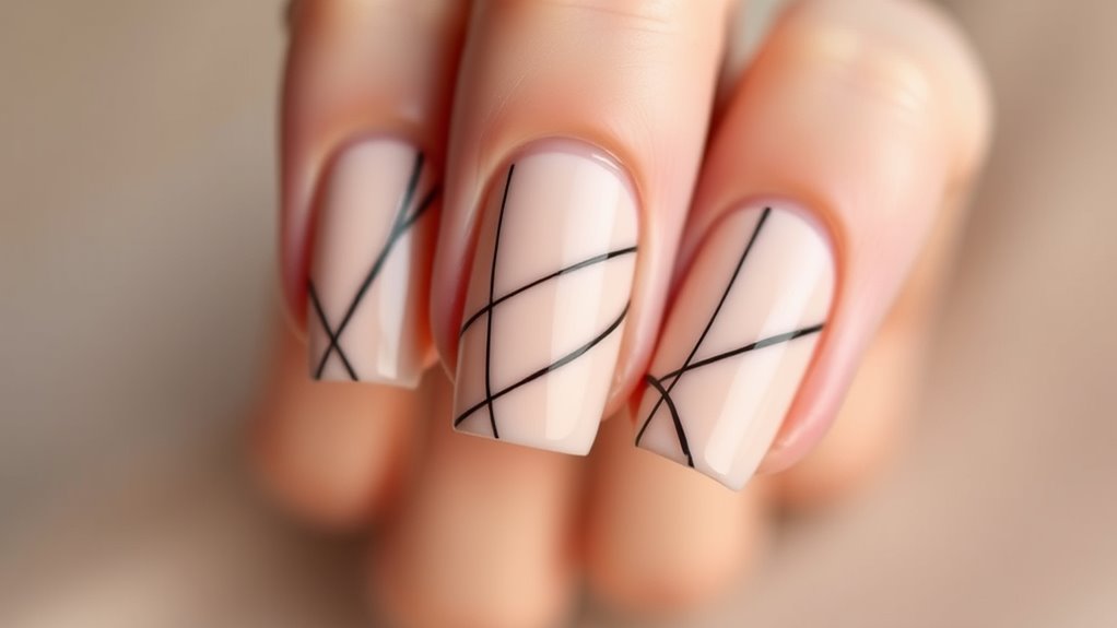 simple elegant nail designs