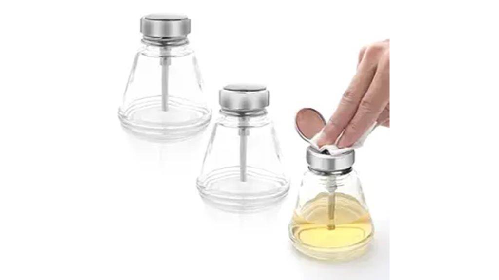 six ounce refillable pump bottles