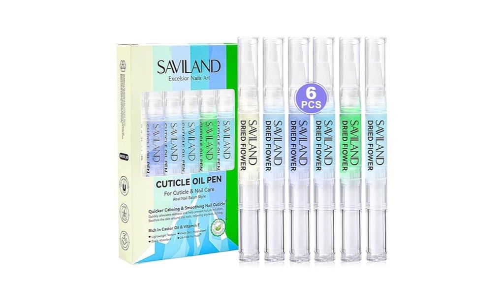 six pack cuticle oil pens