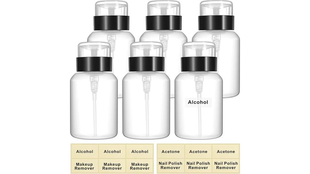 six pack pump dispensers