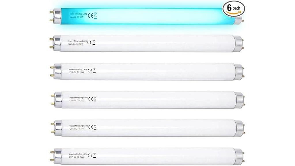 six pack t8 led bulbs