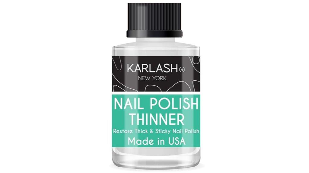 small bottle of nail thinner