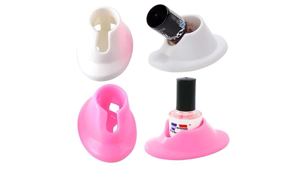 soft rubber nail polish holders
