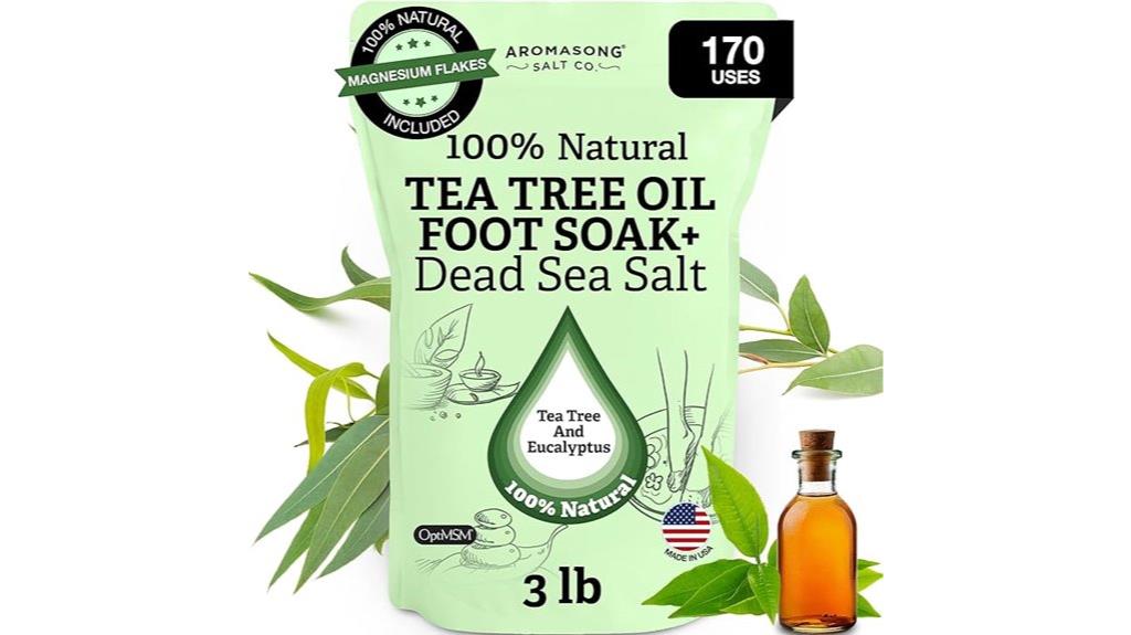 soothing tea tree foot soak