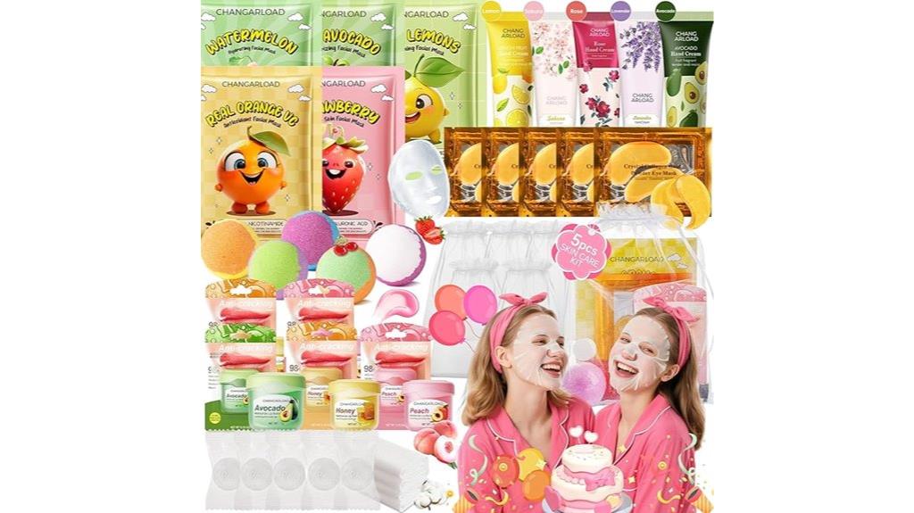 spa party supplies kit
