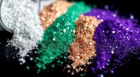 sparkling glitter nail powders