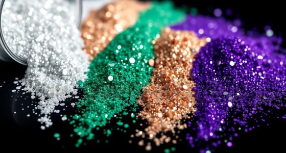 sparkling glitter nail powders