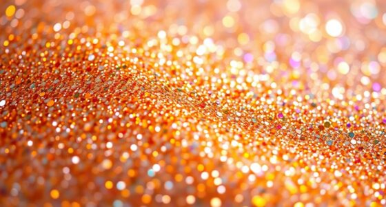 sparkling metallic glitter gels