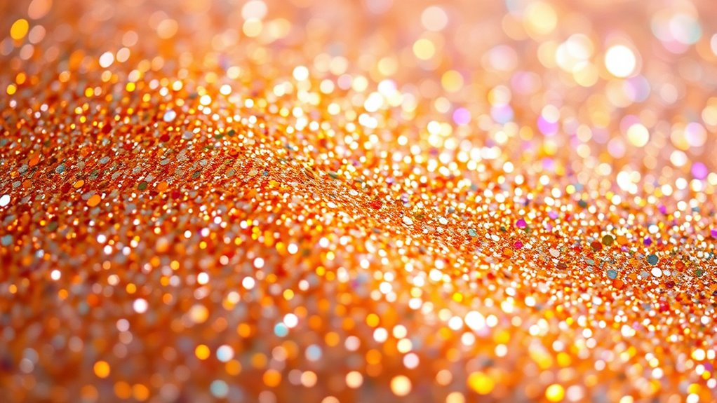 sparkling metallic glitter gels