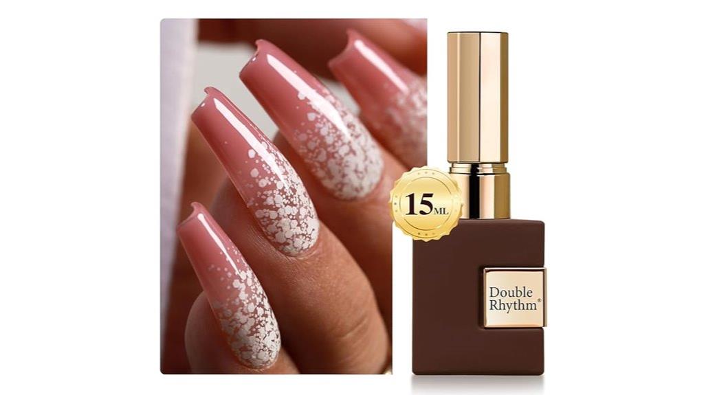 sparkly snowflake nail polish