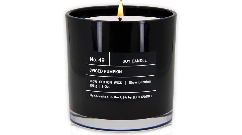 spiced pumpkin soy candle