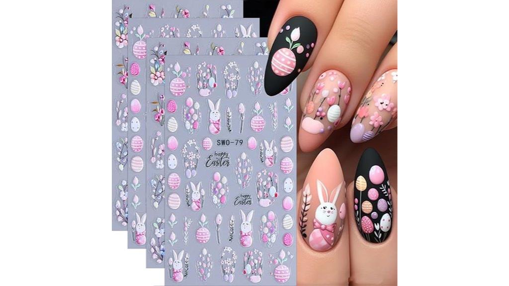 spring easter nail art